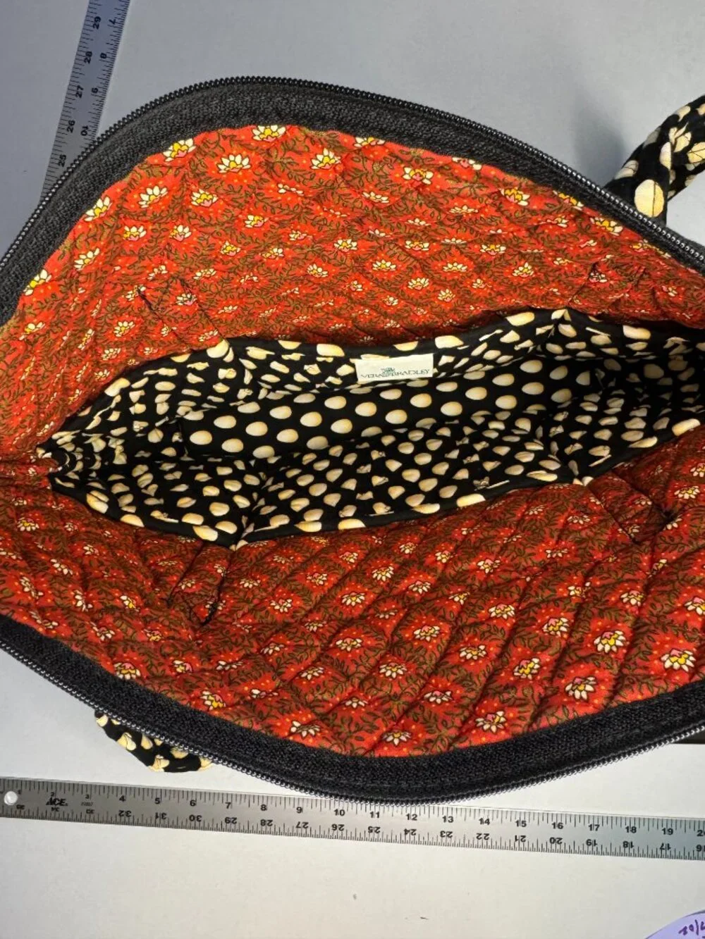 Vera Bradley Chanticleer Tote Rooster Chicken Egg Print Retired 1998 Vintage